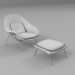 modello 3D di Grembo sedia e ottomano comprare - rendering