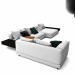 3D Minotti Beyaz Koltuk Takımı 012 modeli satın - render