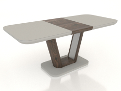 Folding table Ester 140-180 (beige-brown)