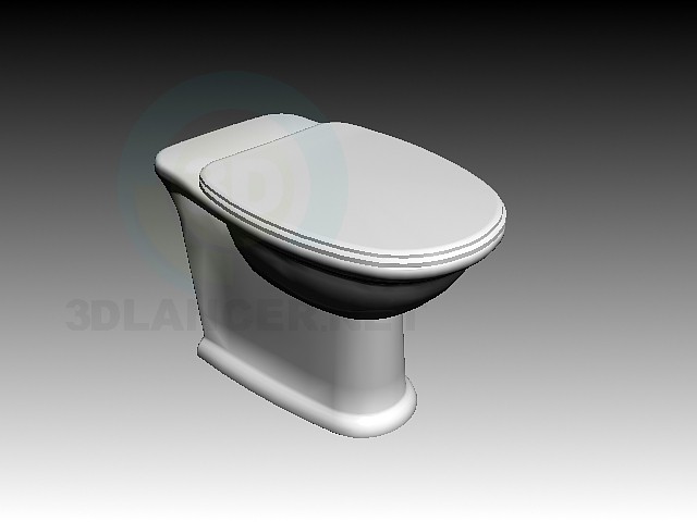 3D Modell Laufen Swing WC - Vorschau