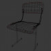 modello 3D Scuola sedia - anteprima