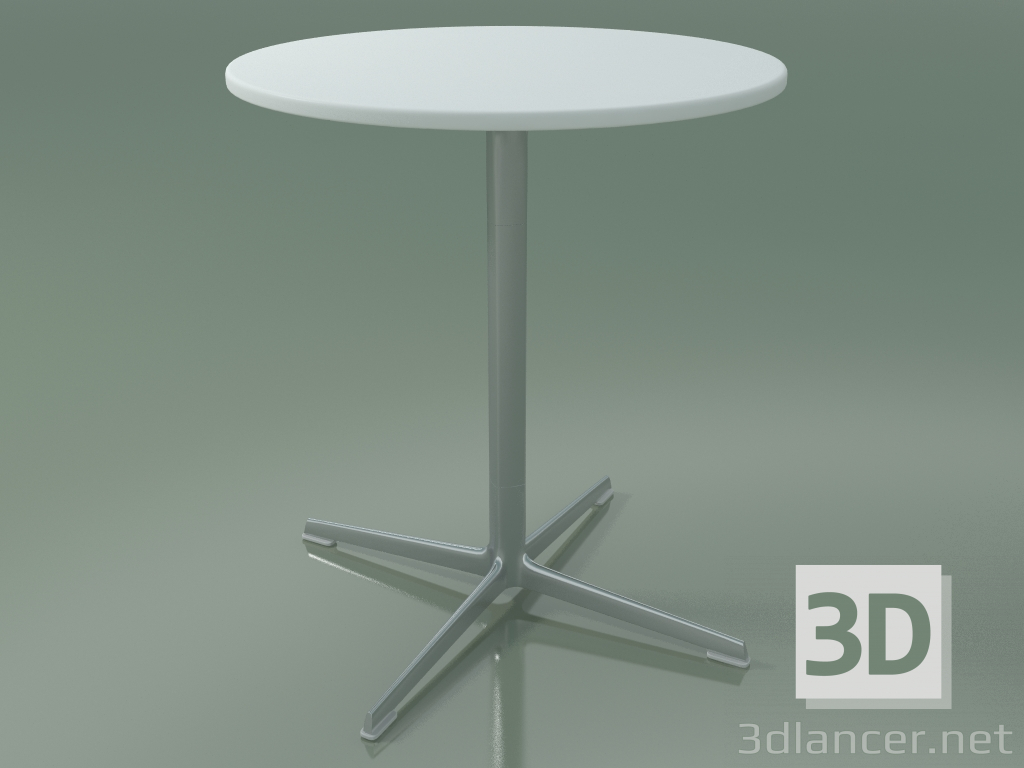modello 3D Tavolo rotondo 0978 (H 74 - P 65 cm, M02, LU1) - anteprima
