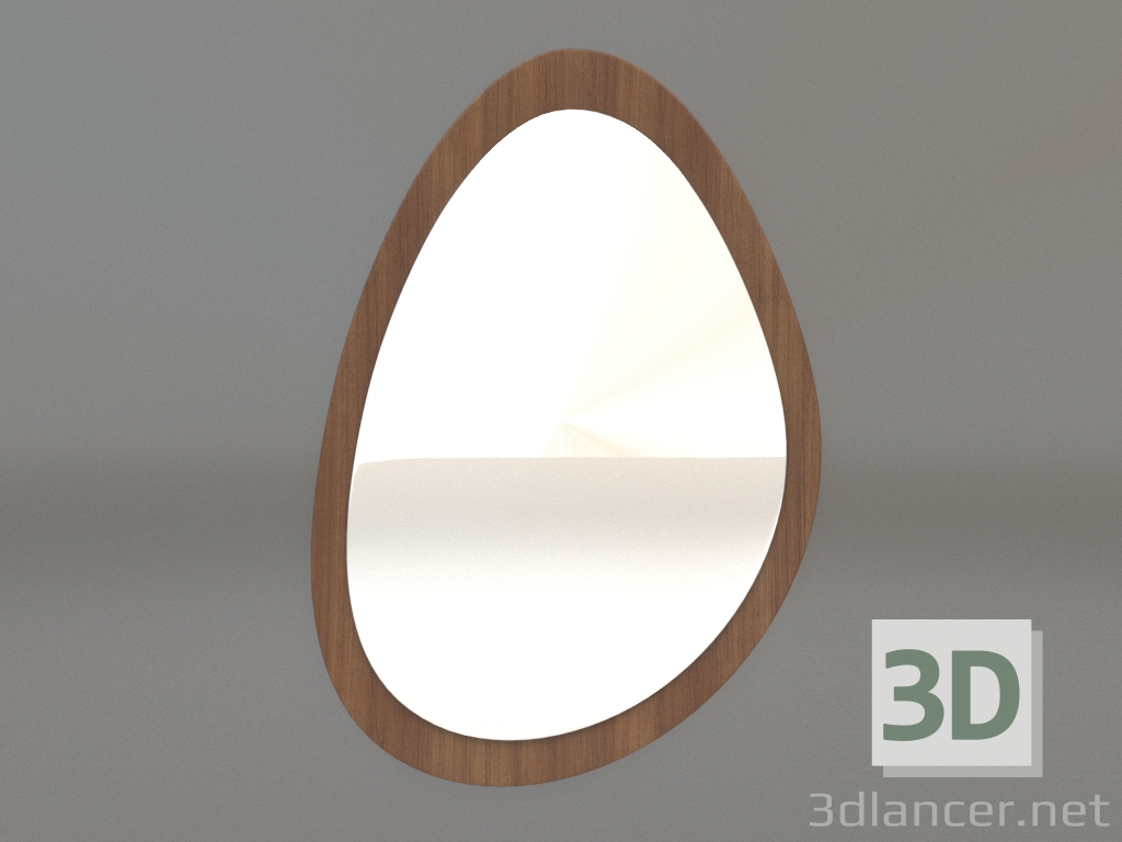3D modeli Ayna ZL 05 (611х883, ahşap kahverengi ışık) - önizleme