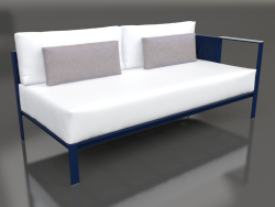 Modulo divano, sezione 1 destra (Blu notte)