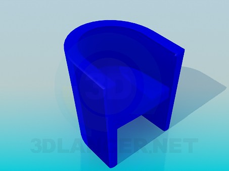 3D Modell Stuhl - Vorschau