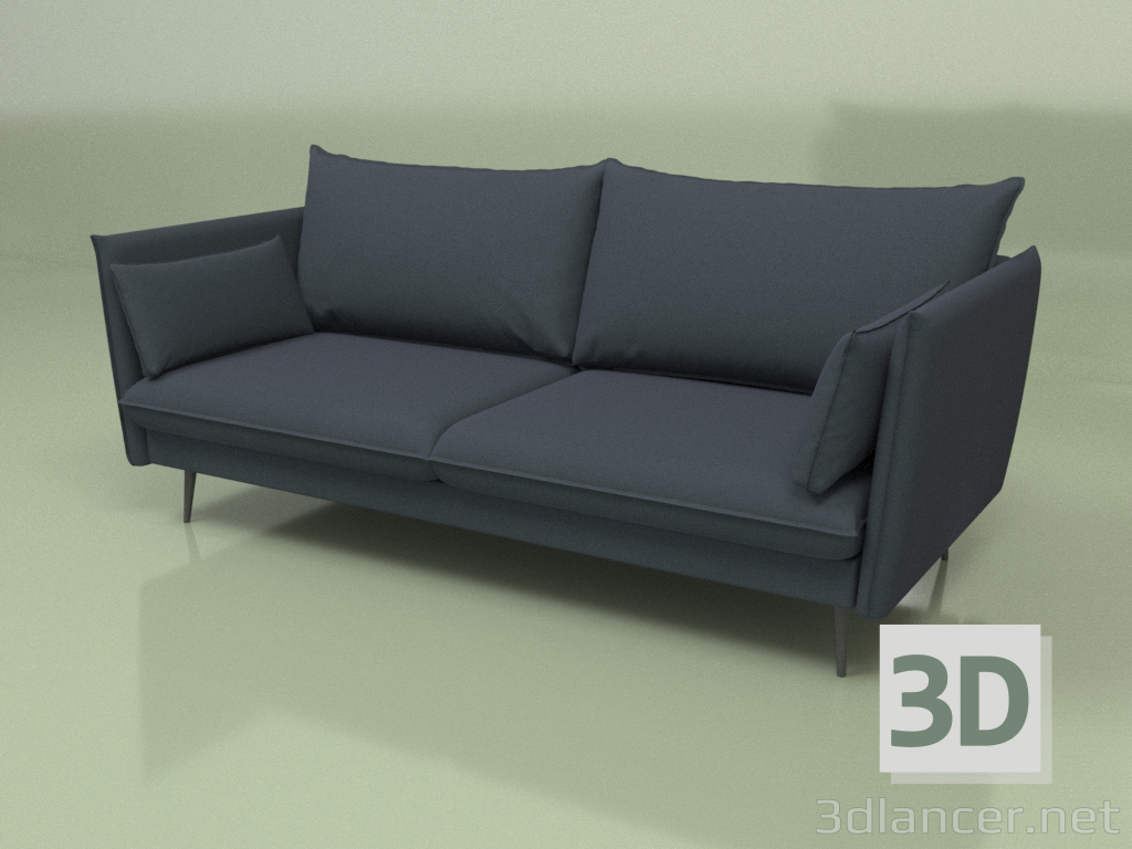 3D Modell Sofa Achat (dunkelblau) - Vorschau