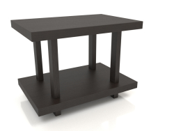 Mesa de cabeceira TM 07 (600x400x450, madeira castanho escuro)