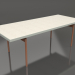 3d model Dining table (Cement gray, DEKTON Danae) - preview
