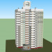 3d Панель 16 хвилин поверхова будівля Челябінська з перегляду платформи модель купити - зображення
