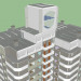 3d Панель 16 хвилин поверхова будівля Челябінська з перегляду платформи модель купити - зображення