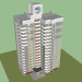 Panel 16-minütigen Stockwerke hohen Gebäude Chelyabinsk mit Aussichtsplattform 3D-Modell kaufen - Rendern