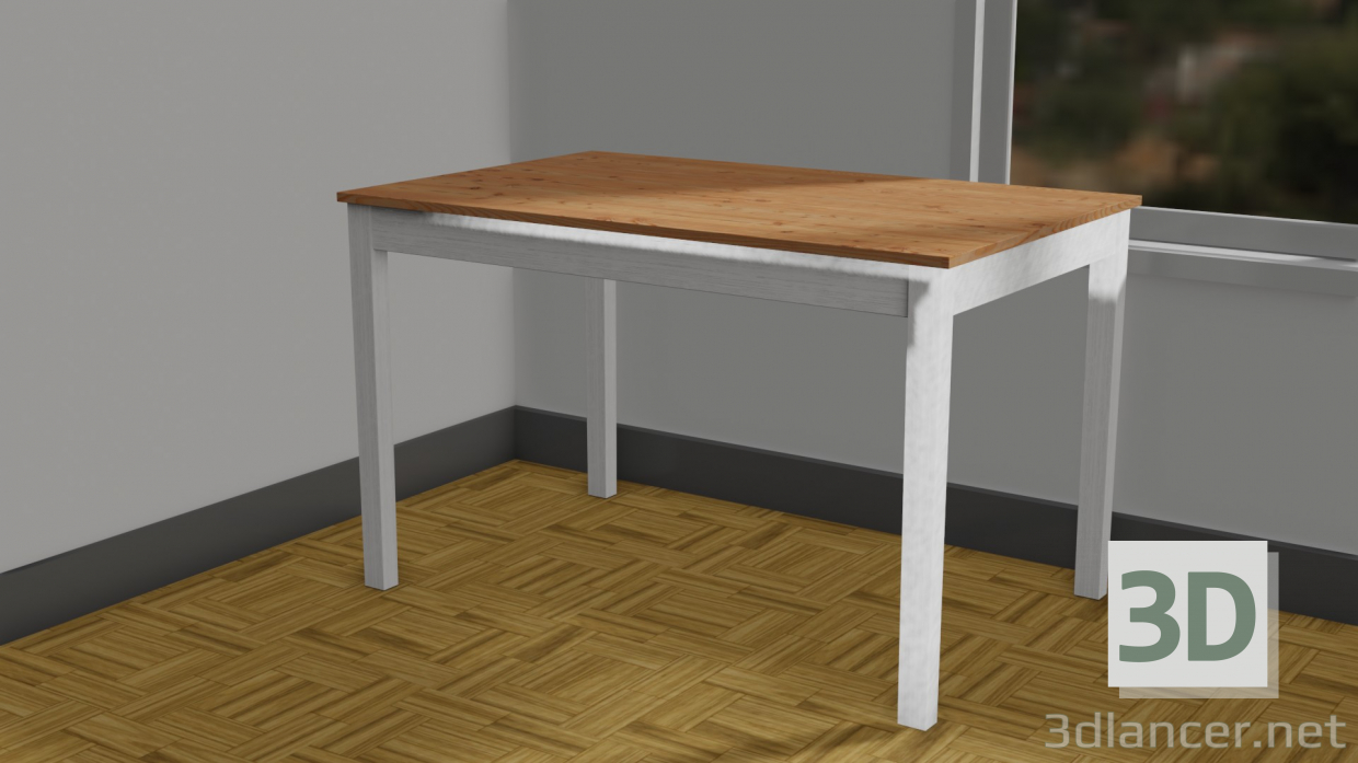 3D Modell Tisch LERHAMN LERHAMN - Vorschau