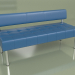 3d model Section triple Business (Blue leather) - preview