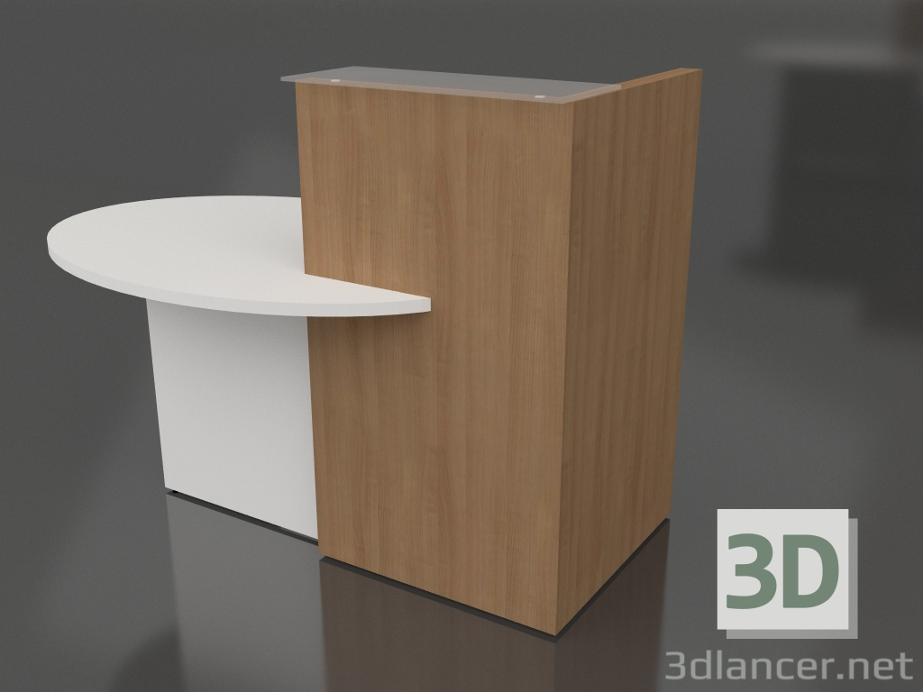 3D modeli Resepsiyon masası Ovo LOP10 (1550x870) - önizleme