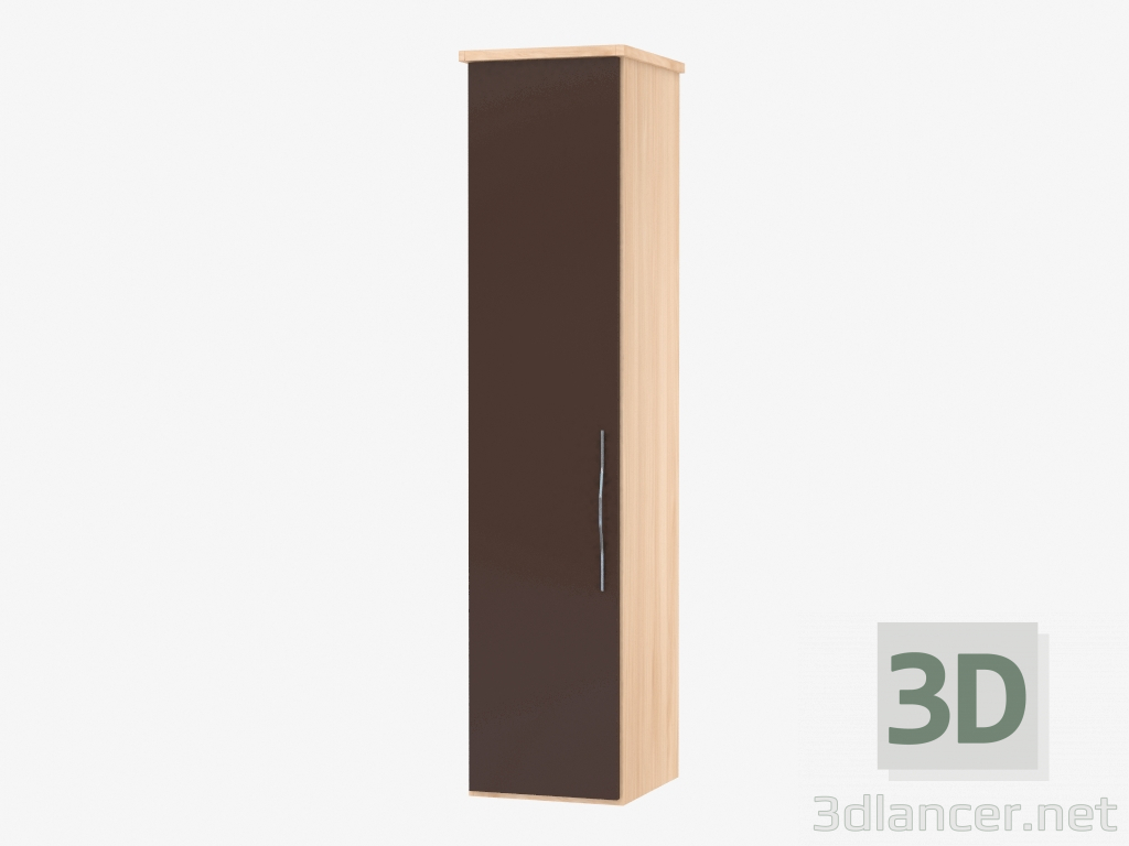 modèle 3D seule porte d'armoire modulaire 2 (55,4h235,9h62) - preview