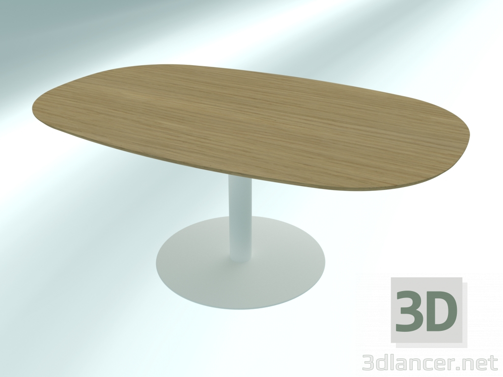 3D modeli Tablo oval RONDÒ 180X110 (180X110 H73) - önizleme