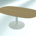 3D Modell Tisch oval RONDÒ 180X110 (180X110 H73) - Vorschau