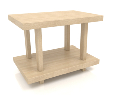 बेडसाइड टेबल टीएम 07 (600x400x450, लकड़ी सफेद)