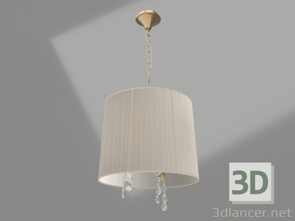 3d model Hanging chandelier (3880) - preview