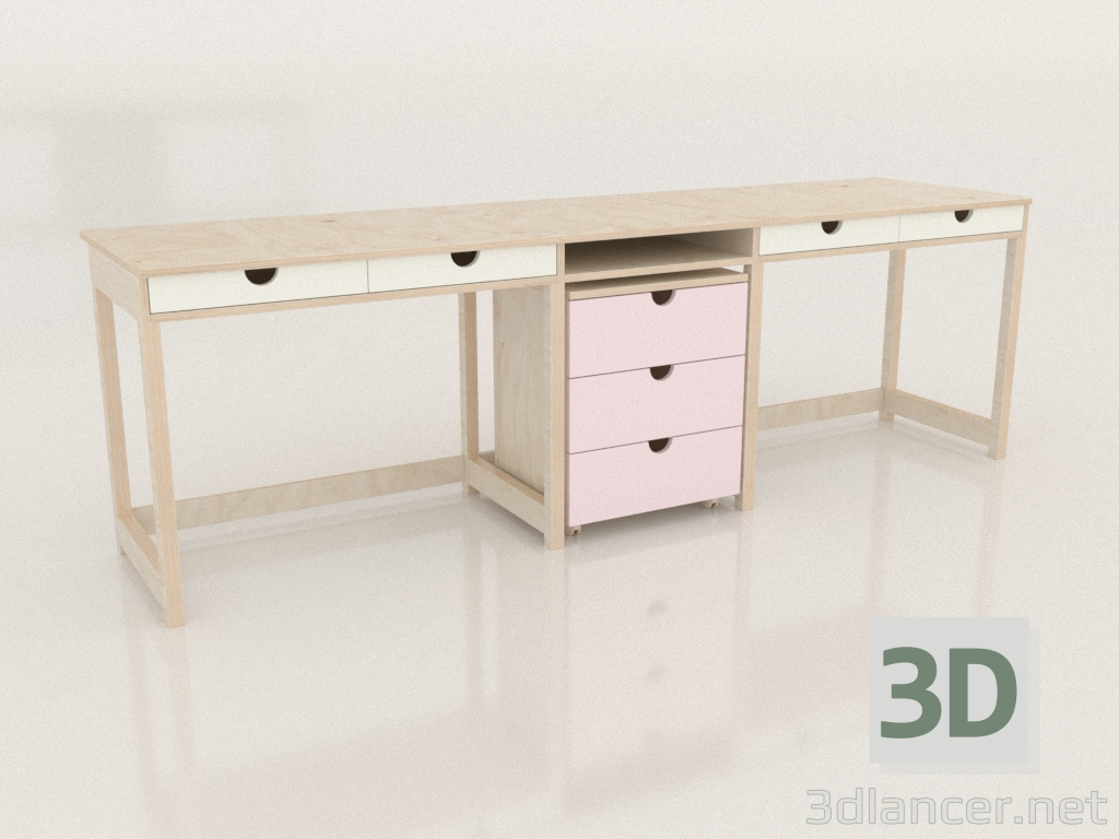 3d model MODE T2 desk (TPDTA2) - preview