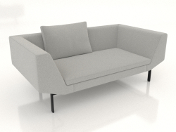 2-Sitzer-Sofa (Metallbeine)