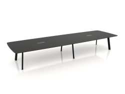 Conference table with electrification module 500x155