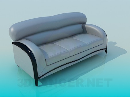 modèle 3D Canapé soft - preview
