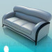 3D Modell Weiche Sofa - Vorschau
