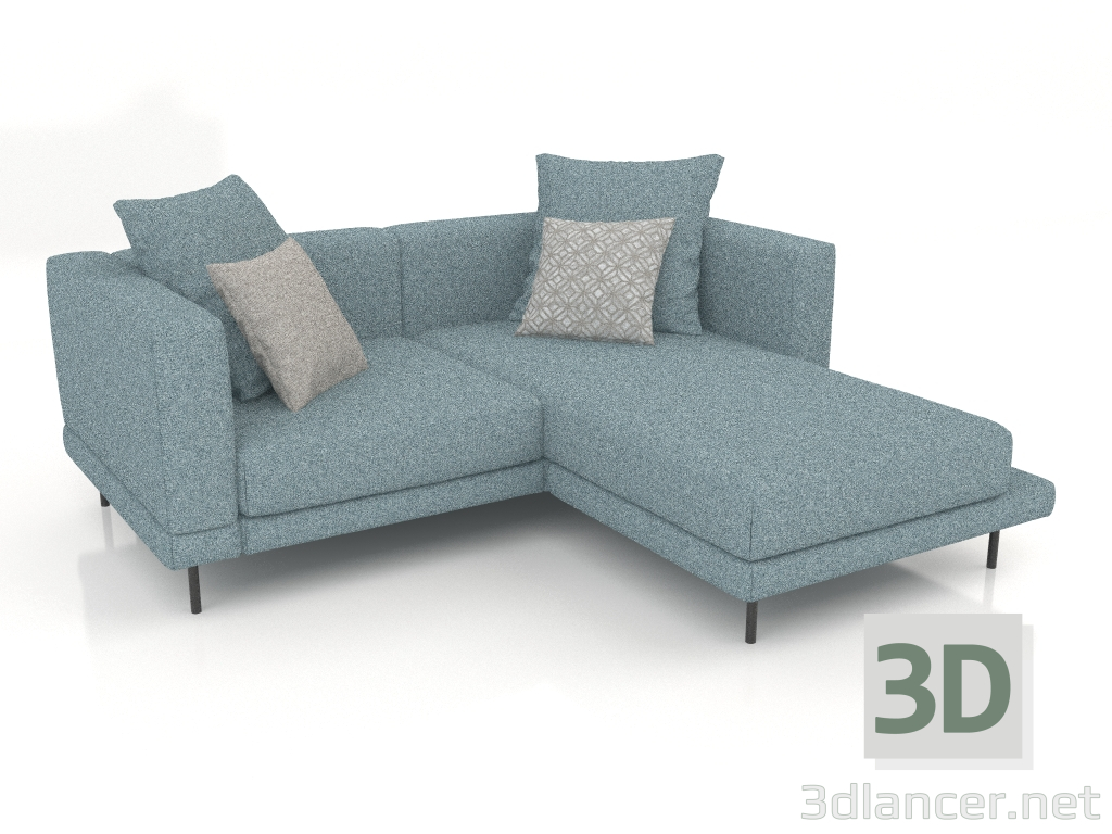 3D Modell Sofa Carol 1960 x 1800 (Beretta 14) - Vorschau