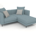 3D Modell Sofa Carol 1960 x 1800 (Beretta 14) - Vorschau