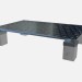 modèle 3D Table basse sur marbre jambes Tourandot Z02 - preview
