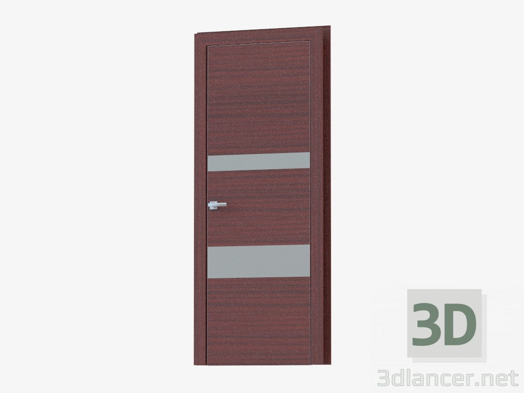 3d модель Дверь межкомнатная (30.31 silver mat) – превью