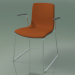 3d model Chair 3965 (on rails, with armrests, polypropylene, front trim) - preview