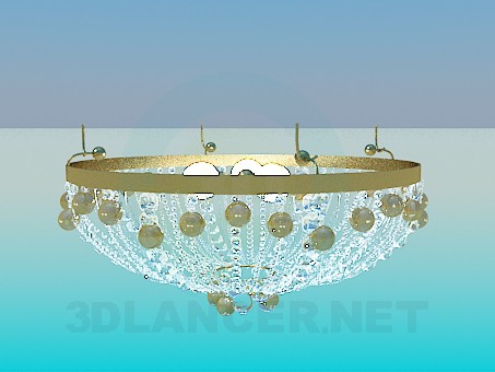 3d model The chandelier in the Oriental style - preview