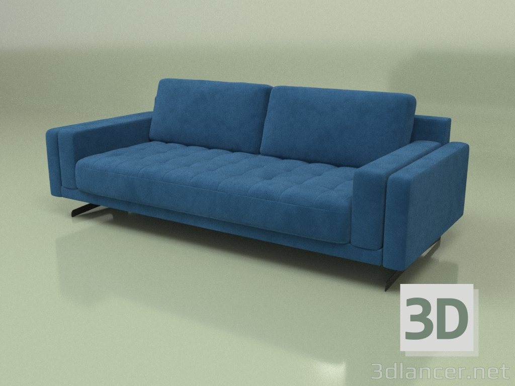 modèle 3D Canapé Kelso (bleu) - preview