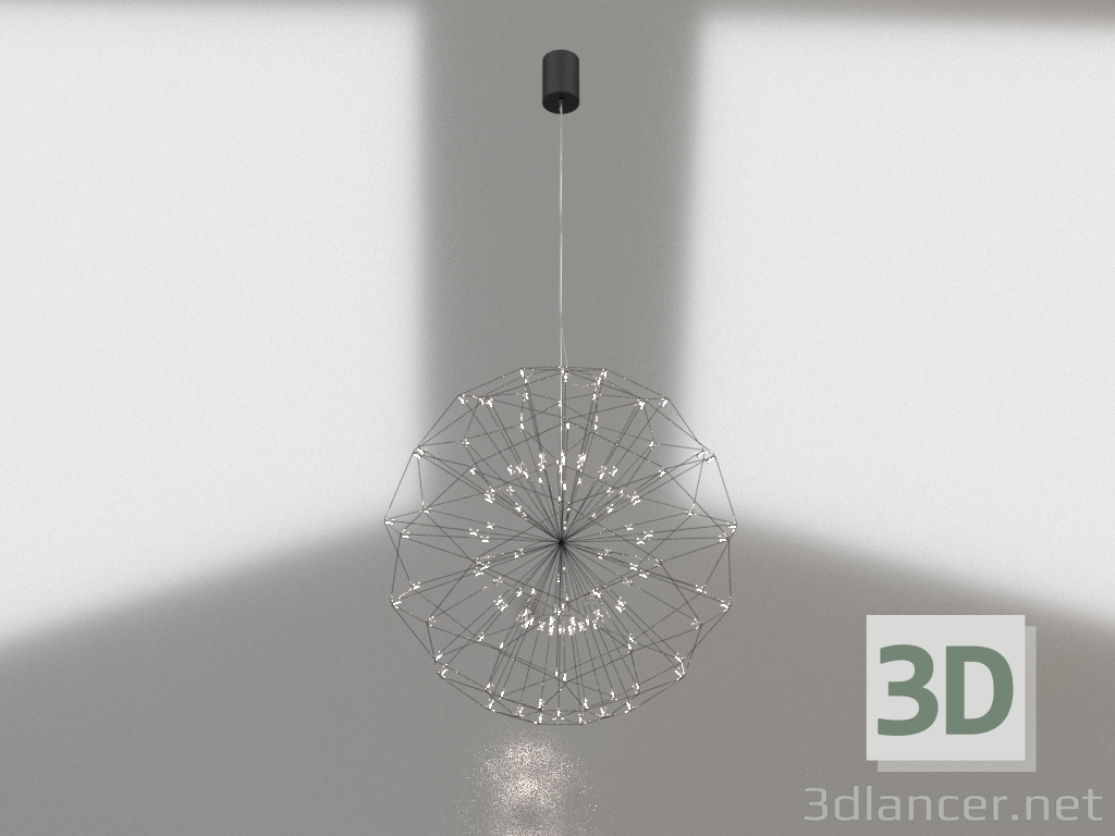 modello 3D Lampada a sospensione PALLA DI FUOCO - anteprima