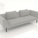 3D Modell 3-Sitzer-Sofa (Metallbeine) - Vorschau