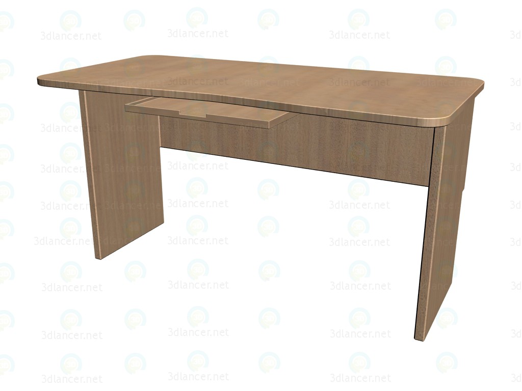 3d model 26S261 computer table - preview