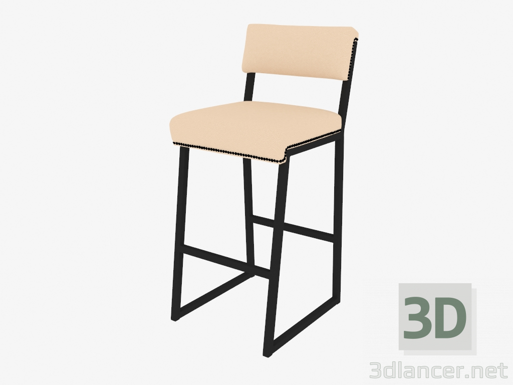 3d модель Барный стул 109 Индастриал-2 (БП) – превью
