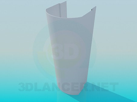 3D Modell Schaft für Spüle - Vorschau