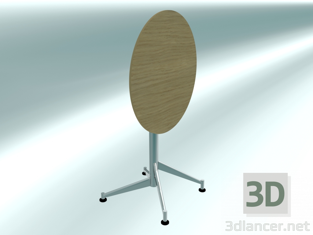 3D modeli Katlanır masa sehpası SELTZ basic (D60 H72 katlanmış) - önizleme