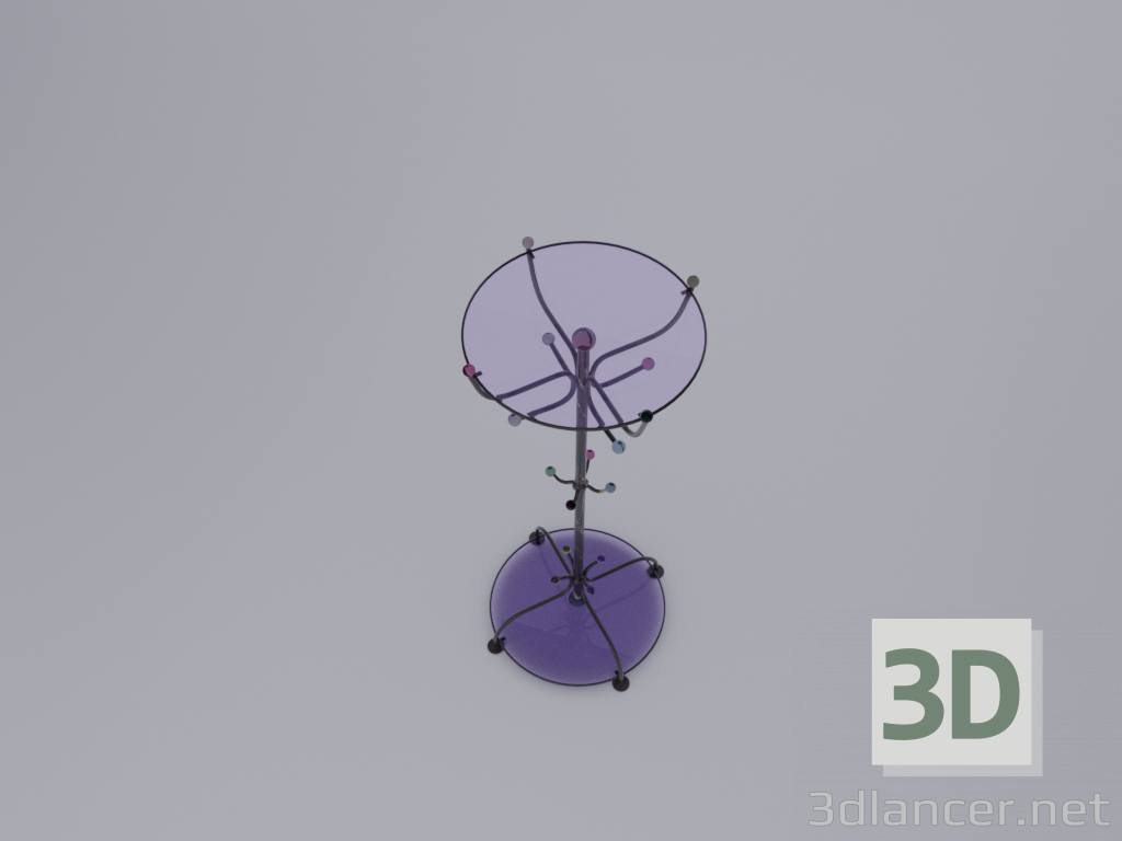 3D Modell Bodenhalter - Vorschau