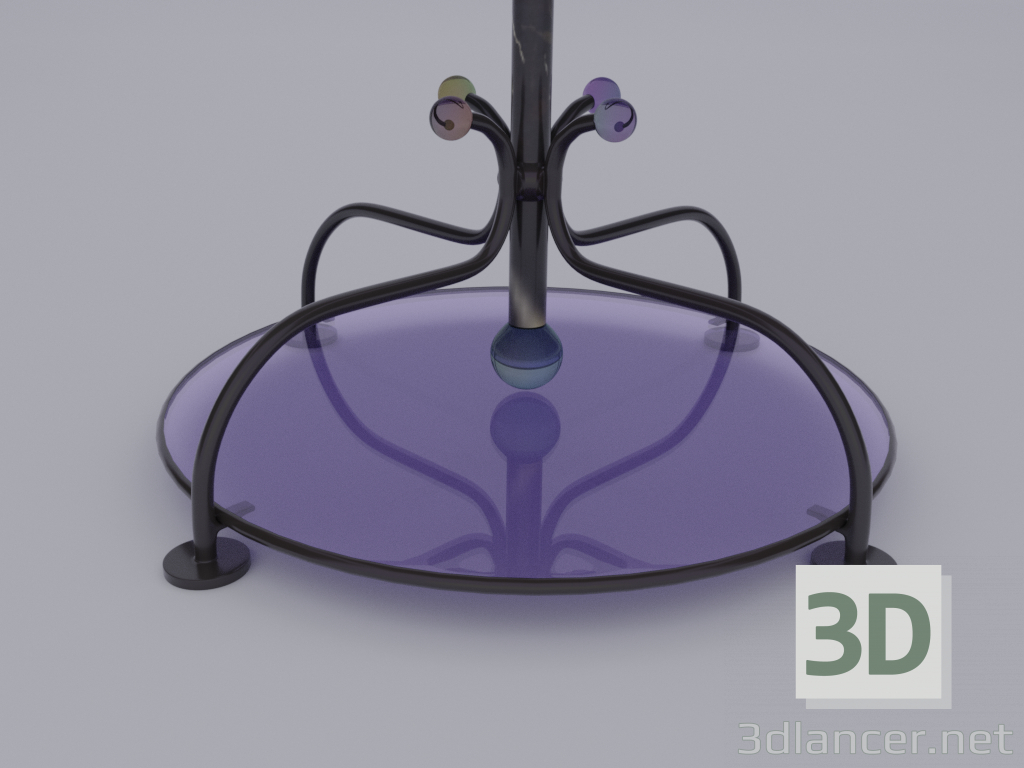 3D Modell Bodenhalter - Vorschau
