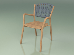 Chair 161 (Teak, Belt Teal)