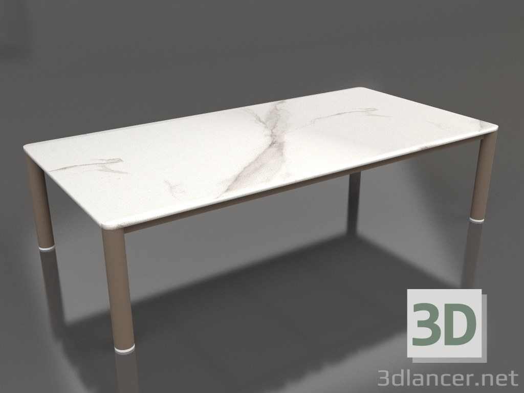3d model Coffee table 70×140 (Bronze, DEKTON Aura) - preview