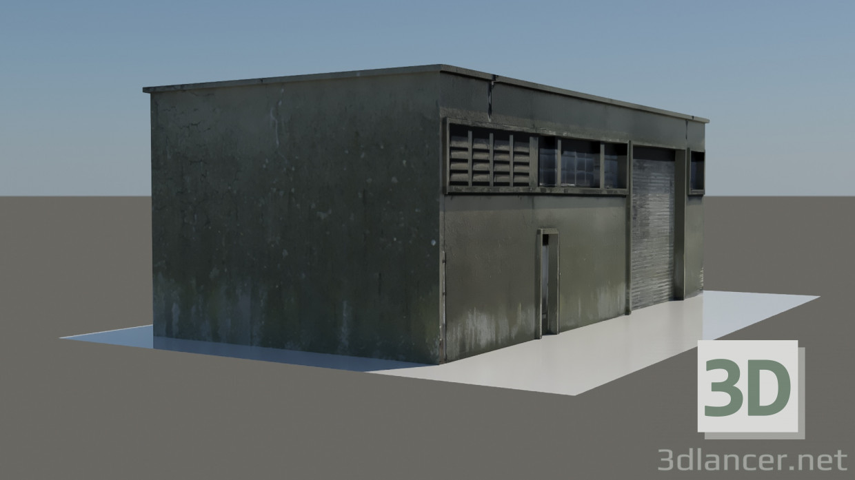 3d model Industrial Construction - preview