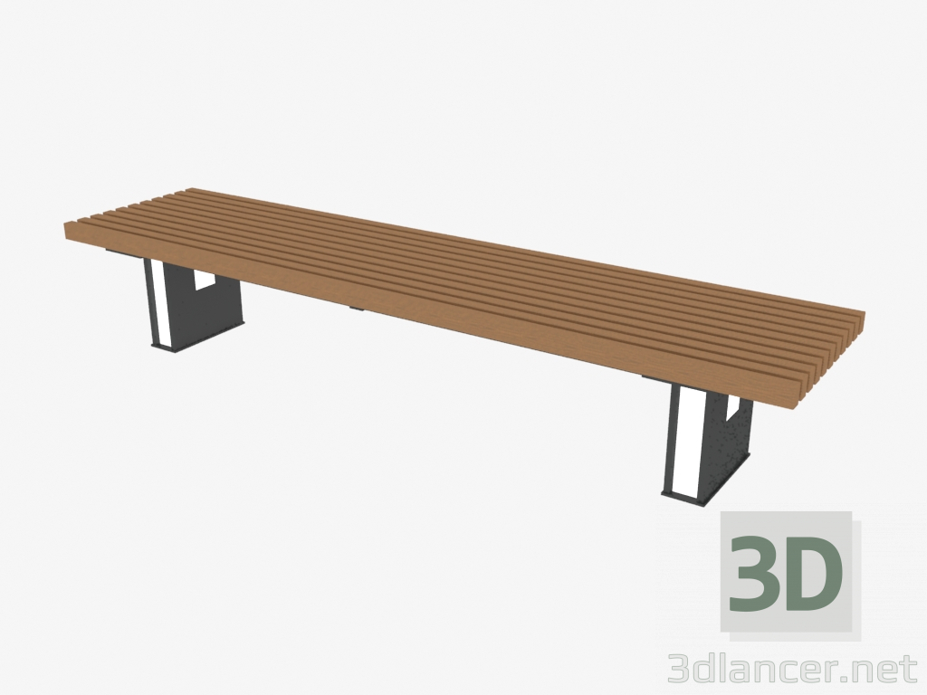 3D Modell Sitzbank (8011) - Vorschau