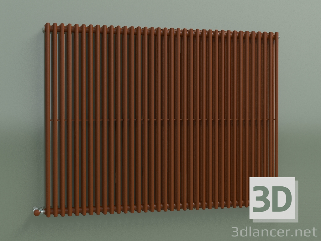 3d модель Радиатор вертикальный ARPA 2 (920 36EL, Brown rust) – превью