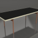 Modelo 3d Mesa de jantar (Ouro, DEKTON Domoos) - preview