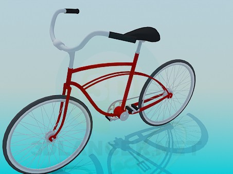 3D Modell Fahrrad - Vorschau